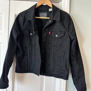 Womens Levi's Black Jean Jacket